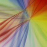 A vivid abstract fractal design blending colors into a dynamic and smooth pattern.